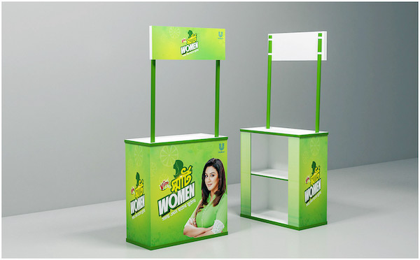 Booth sampling nhựa